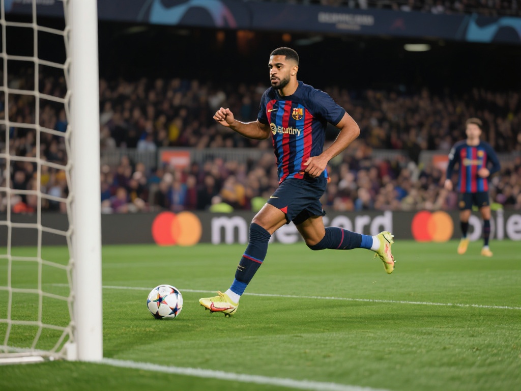 巴萨后场失误送礼 丹朱马单刀追平比分 作为场上的焦点人物,丹朱马在本场比赛的表