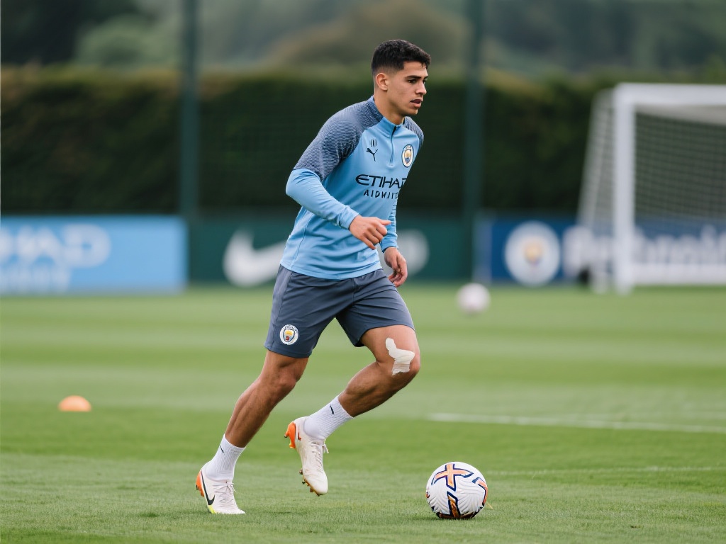 曼城官方宣布罗德里独自重返训练场完成个人训练 罗德里,一个近年来成长迅速的中场核心,无